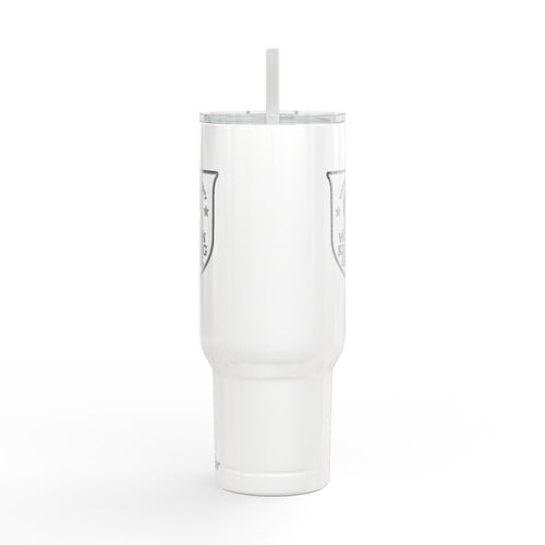 40oz Engraved Insulated Tumbler – 'Women Kicking Glass' Travel Mug