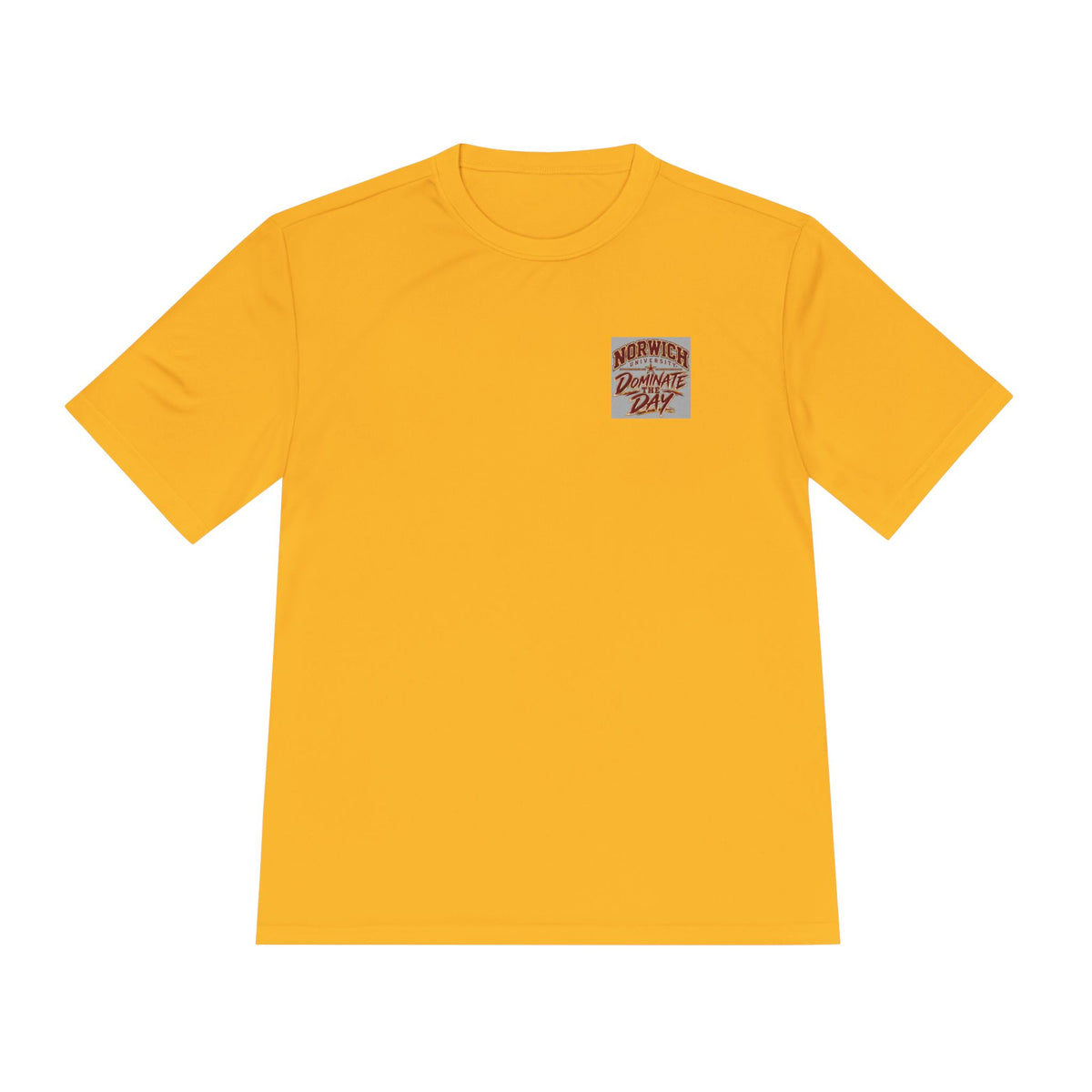 Women Kicking Glass Performance Tee – WKG Shield | Norwich University Moisture-Wicking T-Shirt