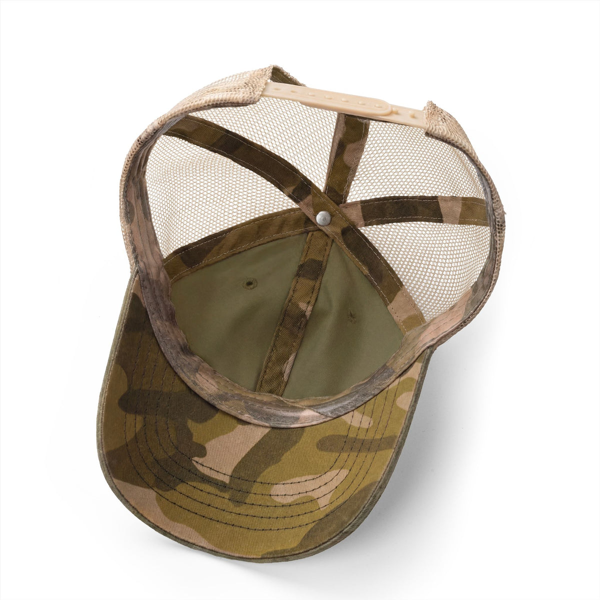 Women Kicking Glass Embroidered Washed Mesh-Back Cap