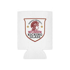 Women Kicking Glass Can Cooler — Norwich University Shield Koozie