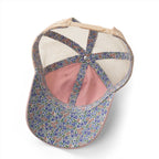 Women Kicking Glass Embroidered Washed Mesh-Back Cap