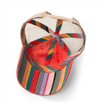 Women Kicking Glass Embroidered Washed Mesh-Back Cap