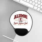 Norwich University Women Kicking Glass Alumni Mouse Pad with Wrist Rest – Inspire Empower Lead | Ergonomic Desk Gift