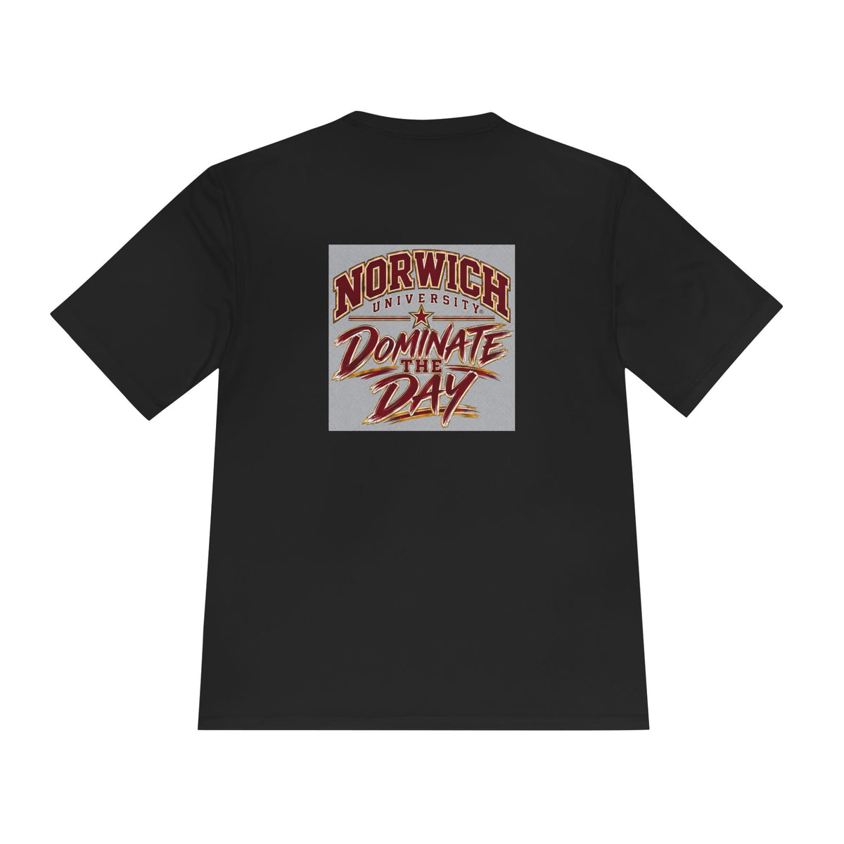 Women Kicking Glass Performance Tee – WKG Shield | Norwich University Moisture-Wicking T-Shirt
