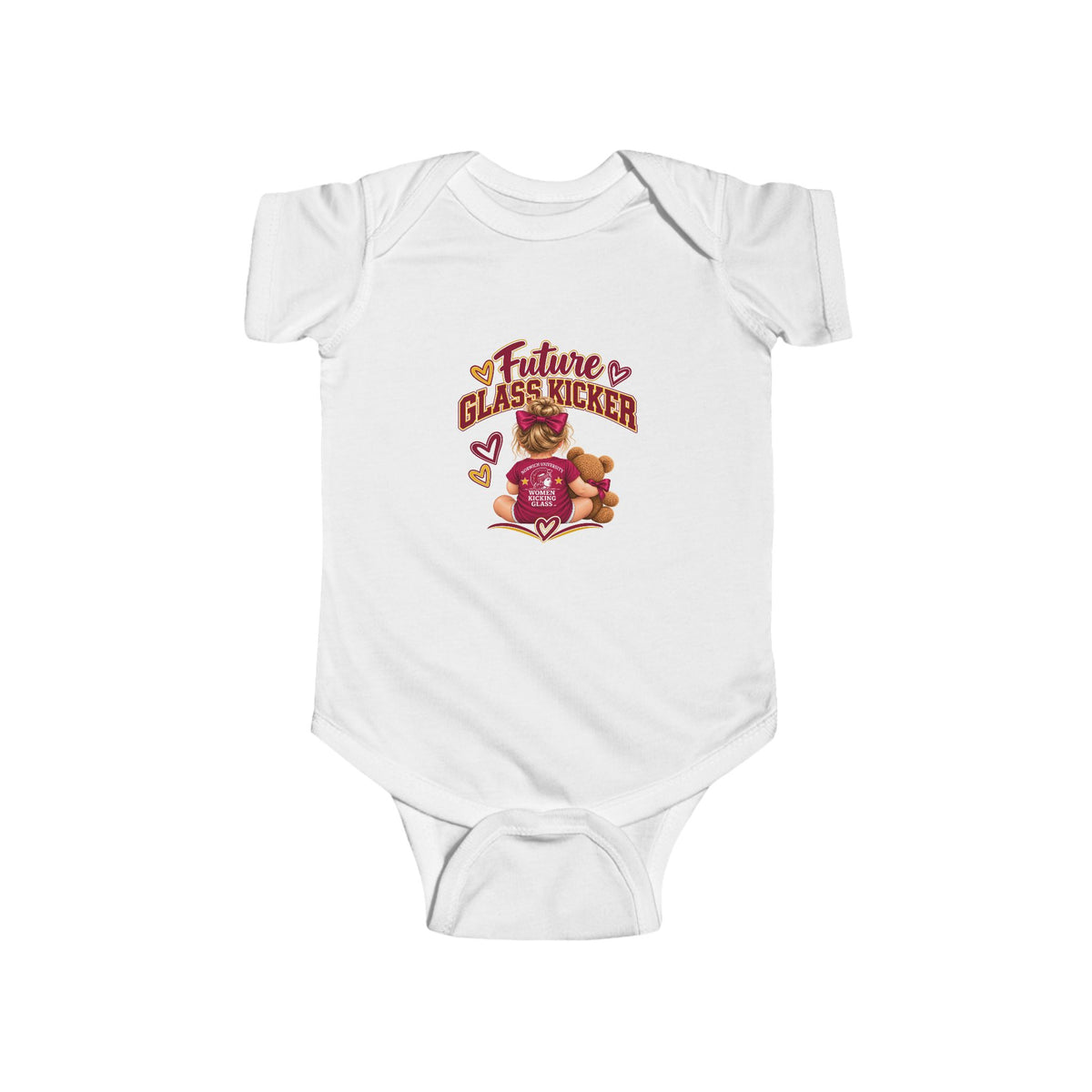 "Future Glass Kicker" Infant Bodysuit — Baby Onesie
