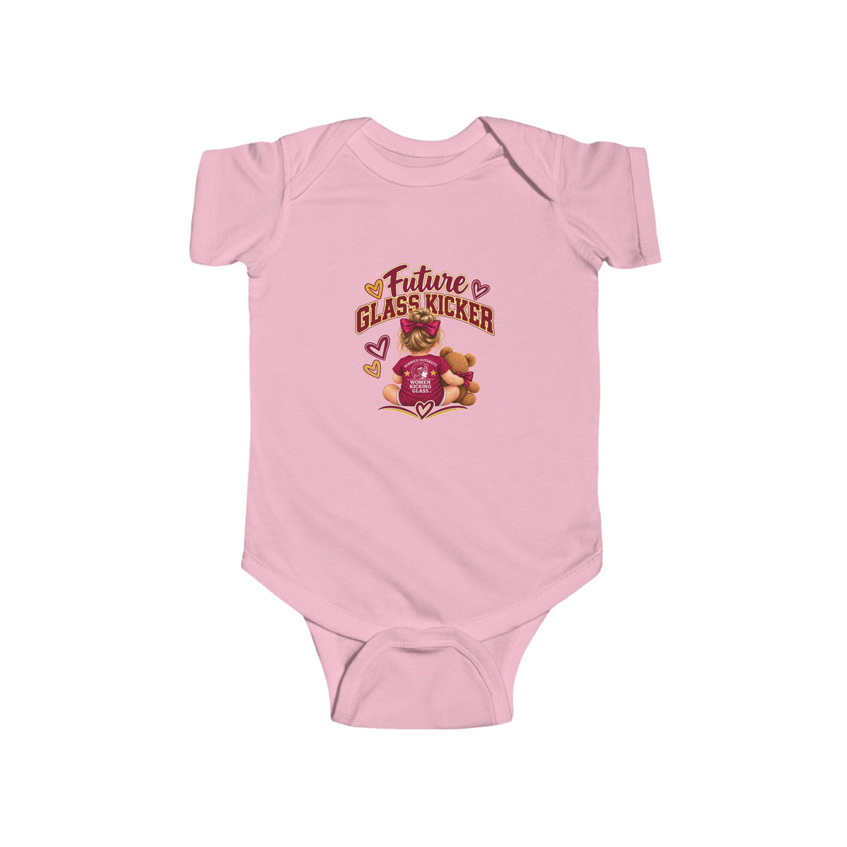 "Future Glass Kicker" Infant Bodysuit — Baby Onesie