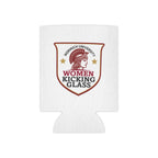 Women Kicking Glass Can Cooler — Norwich University Shield Koozie