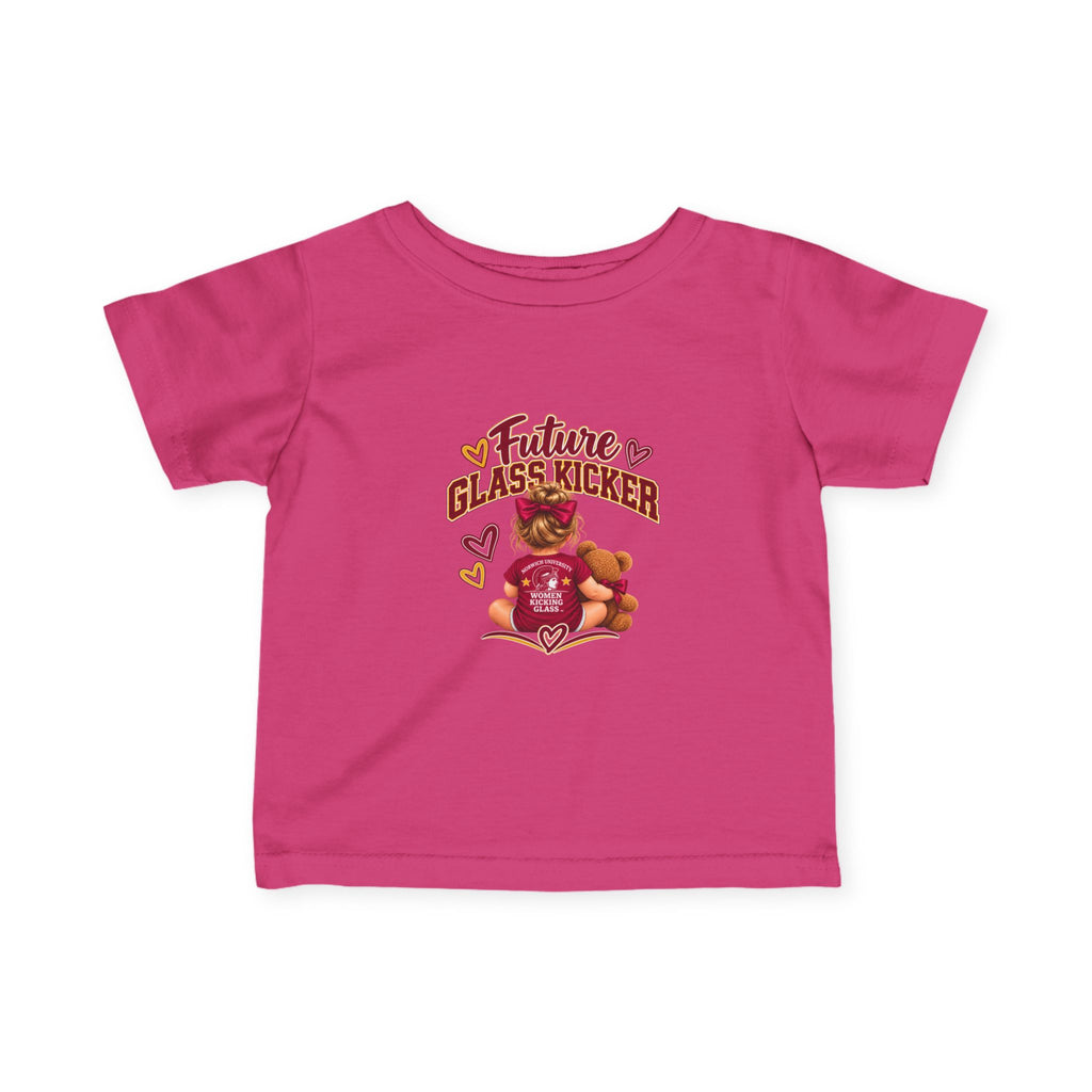 Future Women Kicking Glass Infant Tee — Baby Fine Jersey