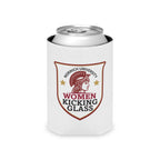 Women Kicking Glass Can Cooler — Norwich University Shield Koozie