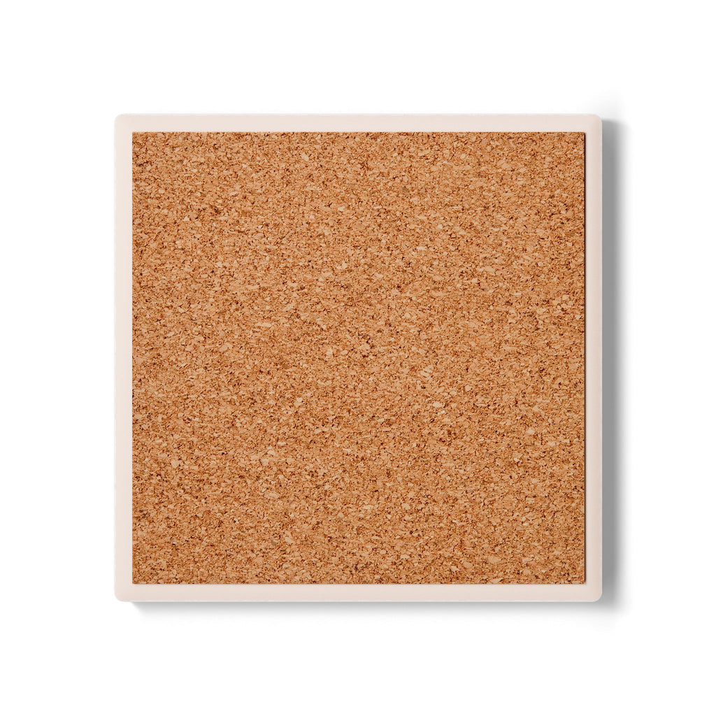 Women Kicking Glass Ceramic Coaster