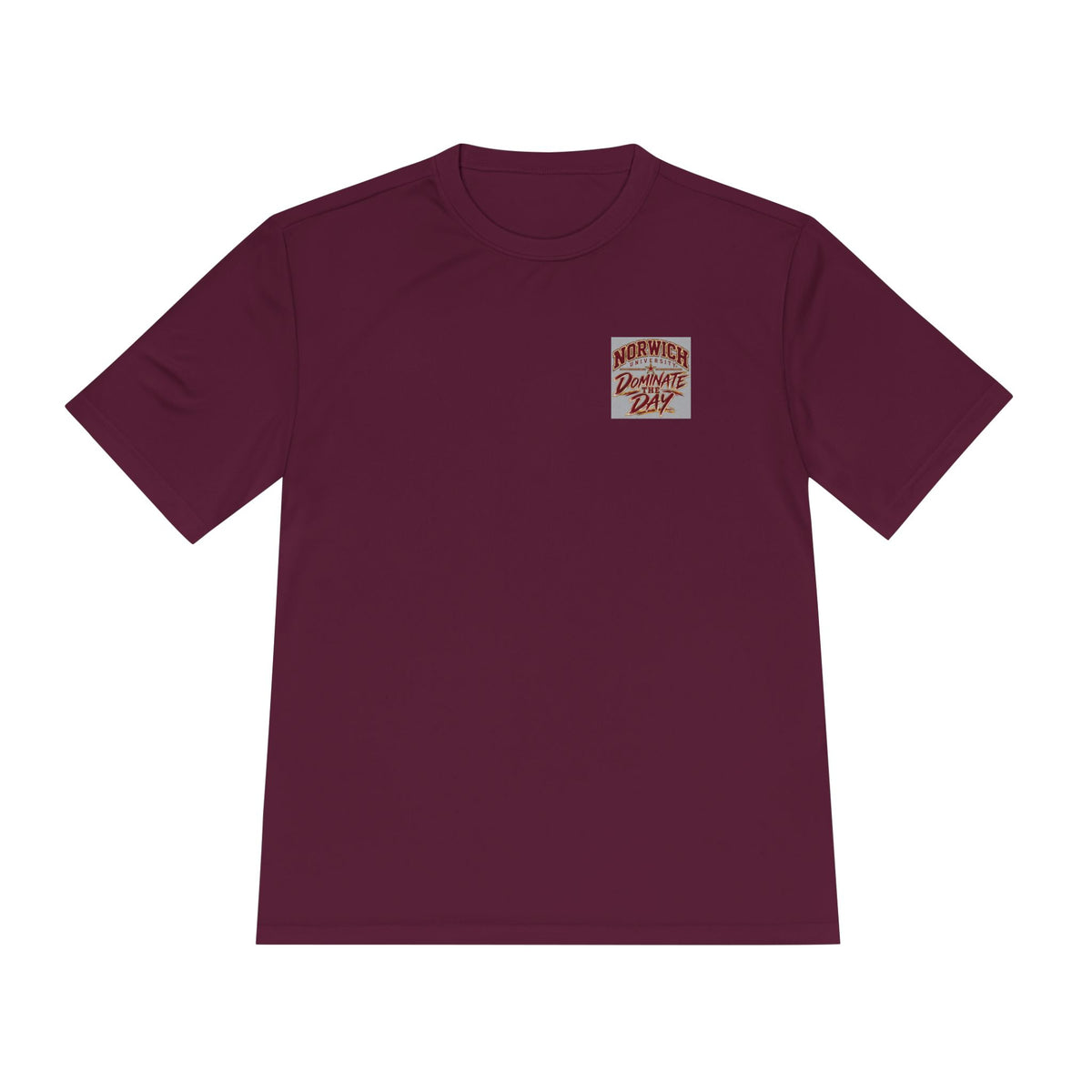 Women Kicking Glass Performance Tee – WKG Shield | Norwich University Moisture-Wicking T-Shirt