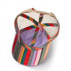 Women Kicking Glass Embroidered Washed Mesh-Back Cap