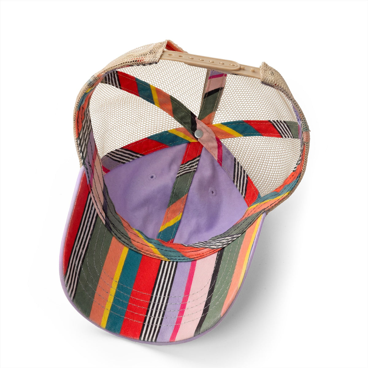 Women Kicking Glass Embroidered Washed Mesh-Back Cap