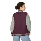 Norwich University Women Kicking Glass Letterman Jacket