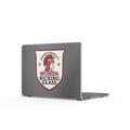 Women Kicking Glass MacBook Case — Clear Empowerment Shield