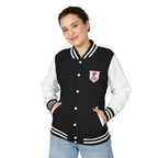 Norwich University Women Kicking Glass Letterman Jacket