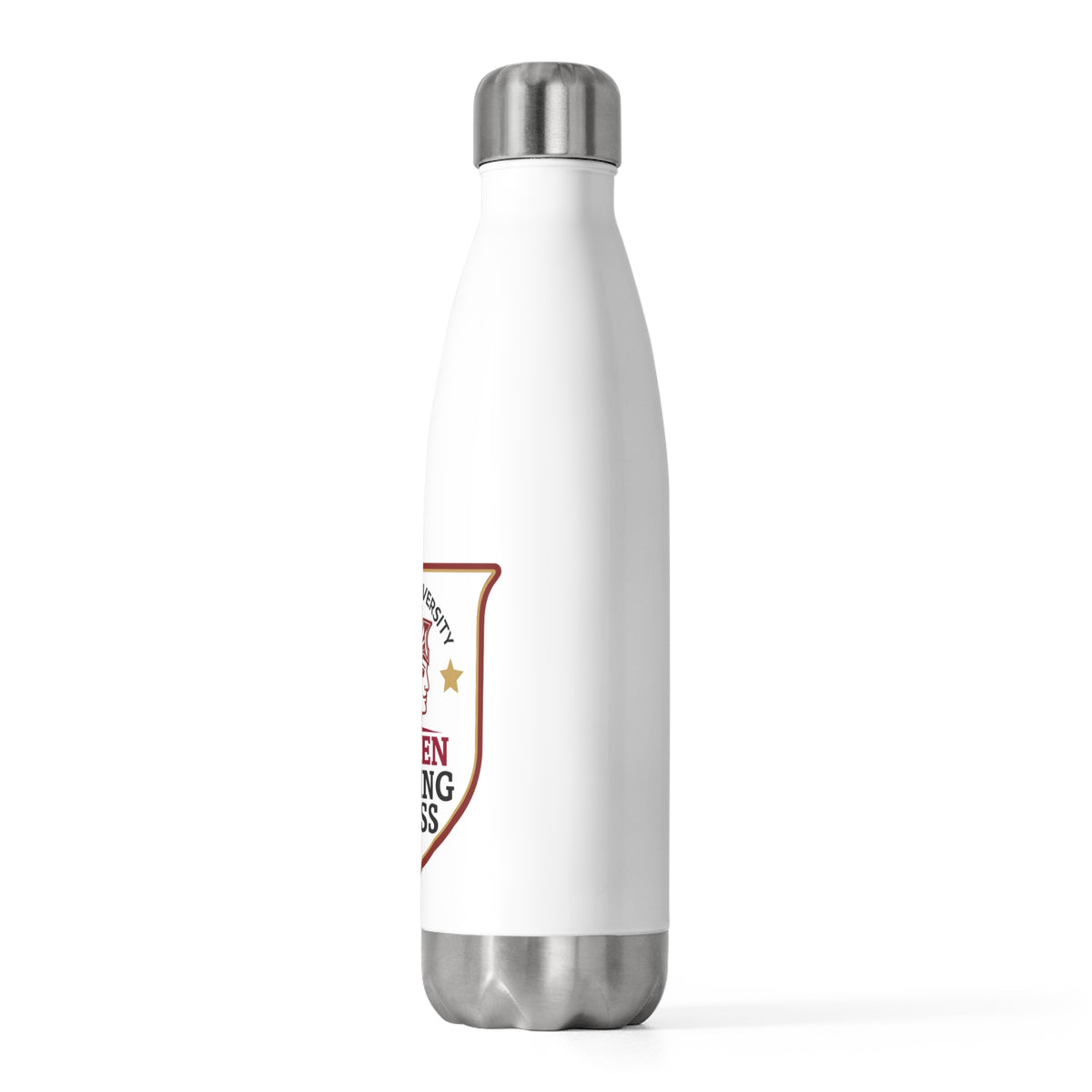 Norwich University Women Kicking Glass Alumni Insulated Water Bottle – 20 oz | WKG Shield