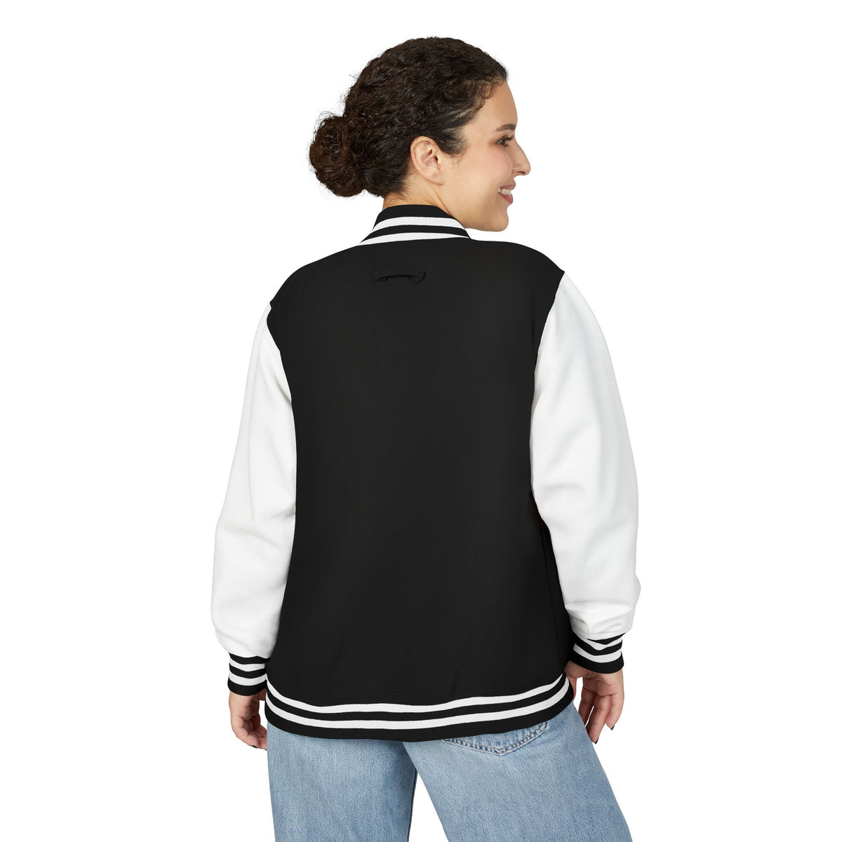 Norwich University Women Kicking Glass Letterman Jacket