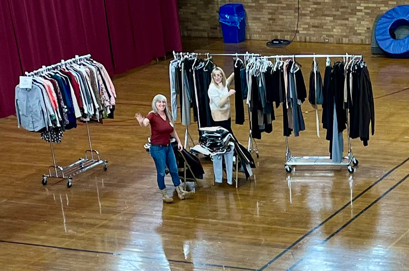 Kim and Sandy prepping 2025